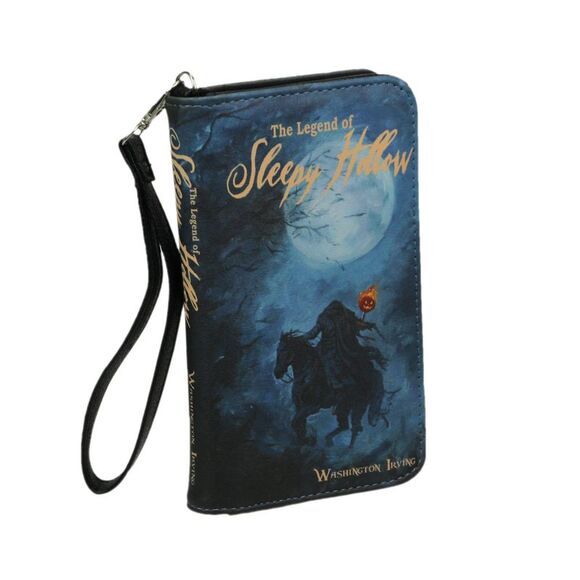 Things2Die4 Handbags - Black The Legend of Sleepy Hollow Wallet - Spooky Gothic ID and Coin Holder